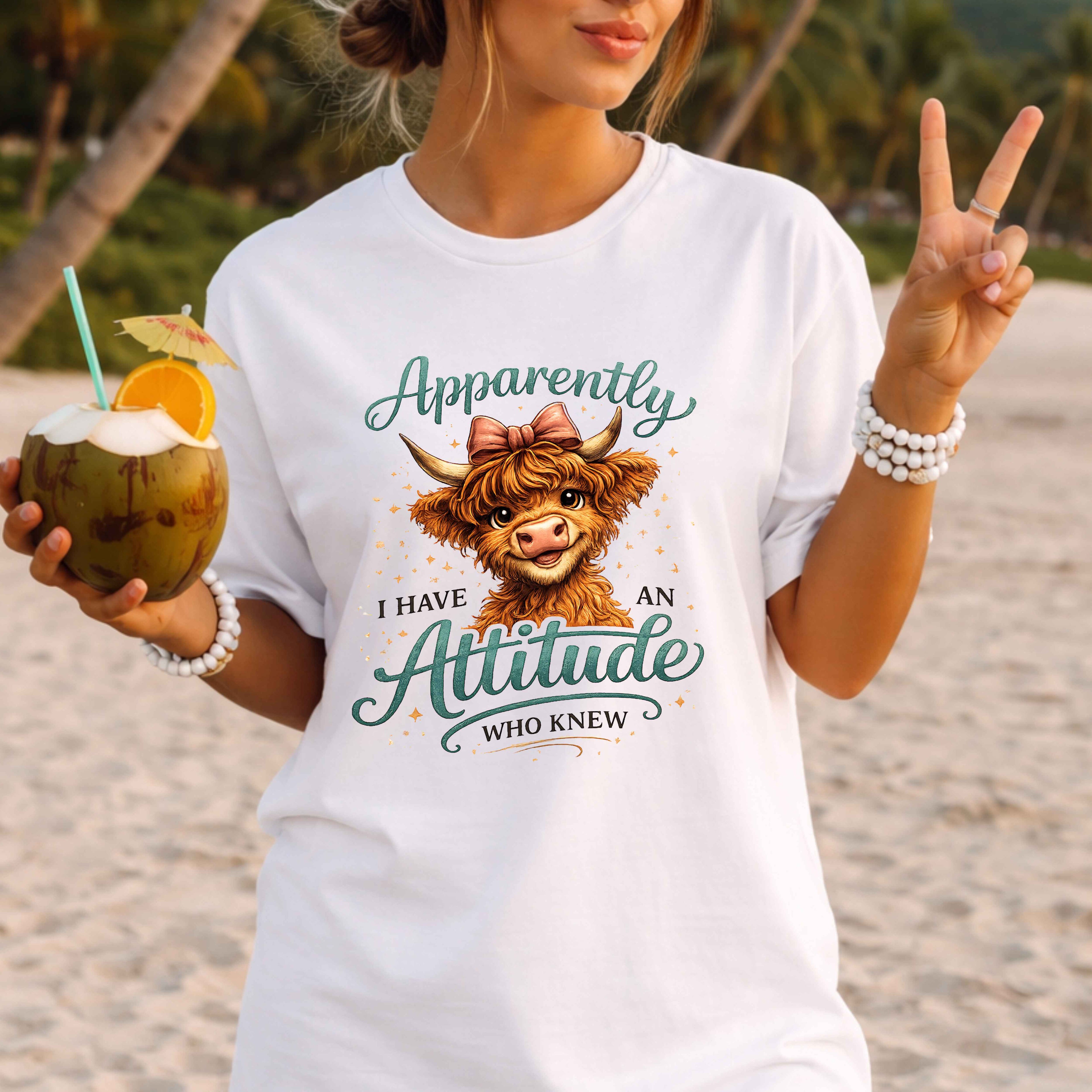 Sarcastic Apparently I Have an Attitude… Who Knew Graphic Tee